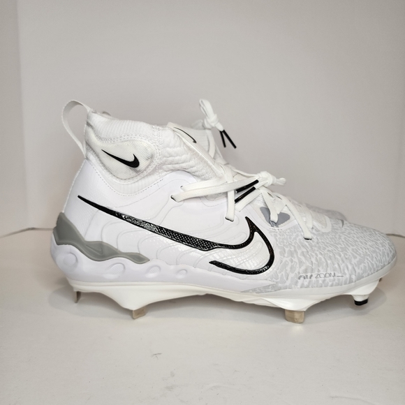 Nike Alpha Huarache NXT DJ6517-100 White Metal Baseball Cleat Men Size Various - Picture 5 of 8